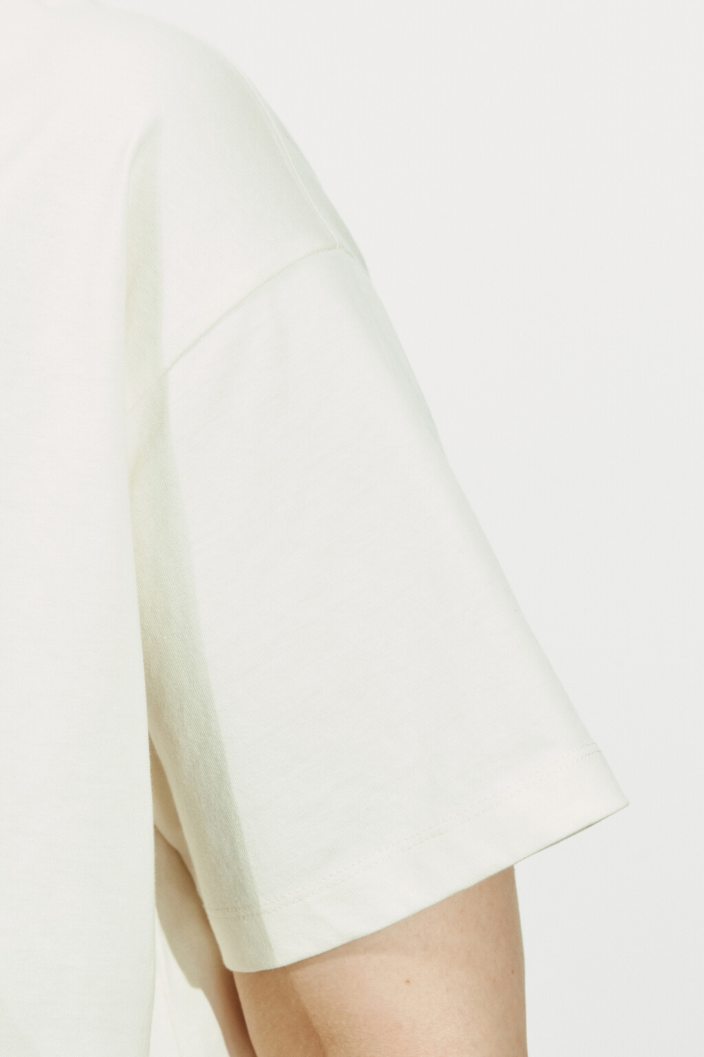 Футболка хлопковая с рисунком - цвет бежевый - 6