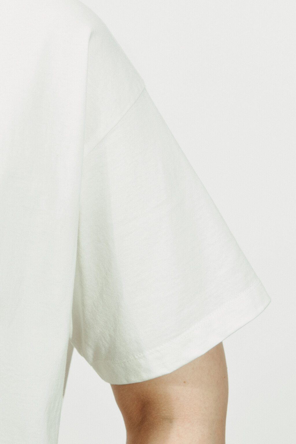 Футболка хлопковая с рисунком - цвет белый - 6