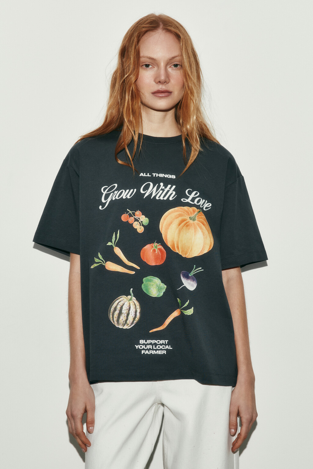 Футболка хлопковая с ароматизированным принтом - цвет серый - 2