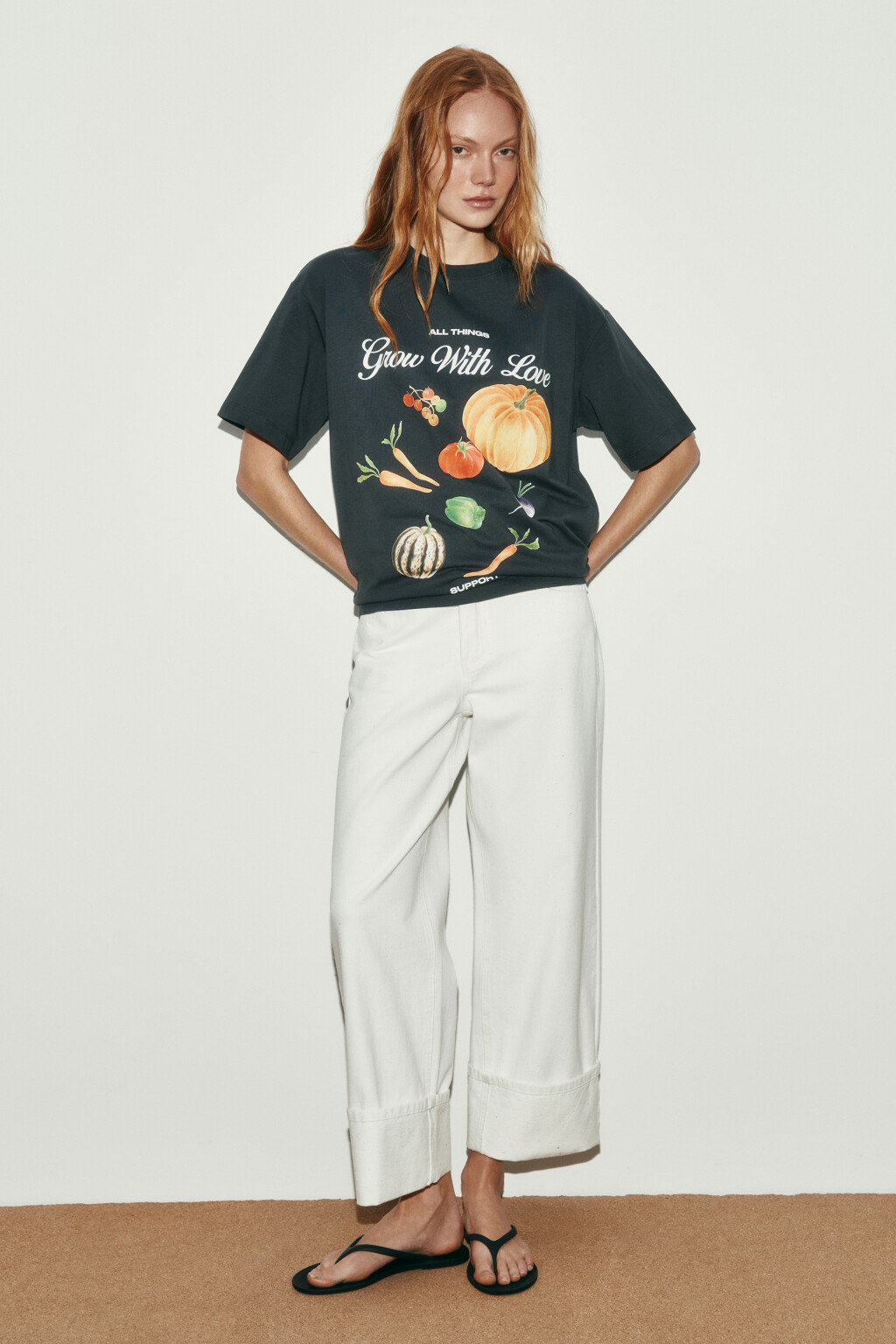 Футболка хлопковая с ароматизированным принтом - цвет серый - 4