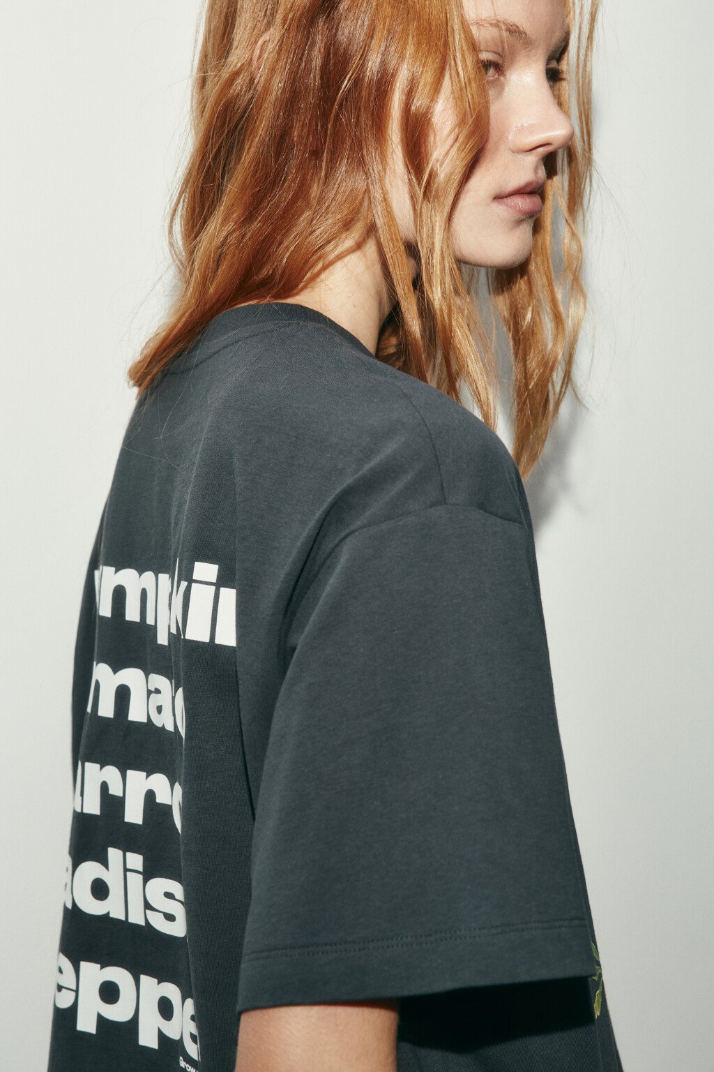 Футболка хлопковая с ароматизированным принтом - цвет серый - 6
