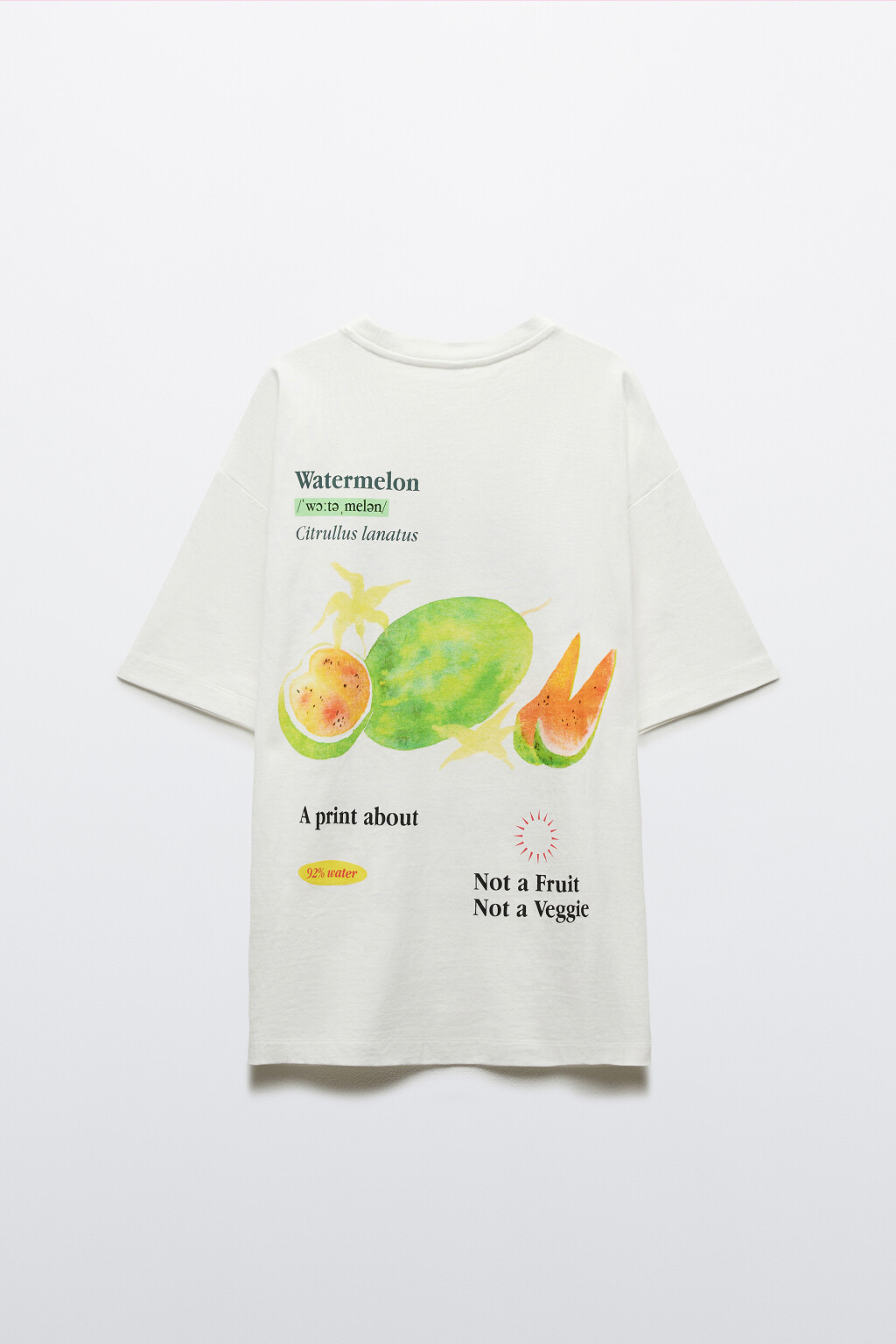 Футболка хлопковая с ароматизированным принтом - цвет белый - 8