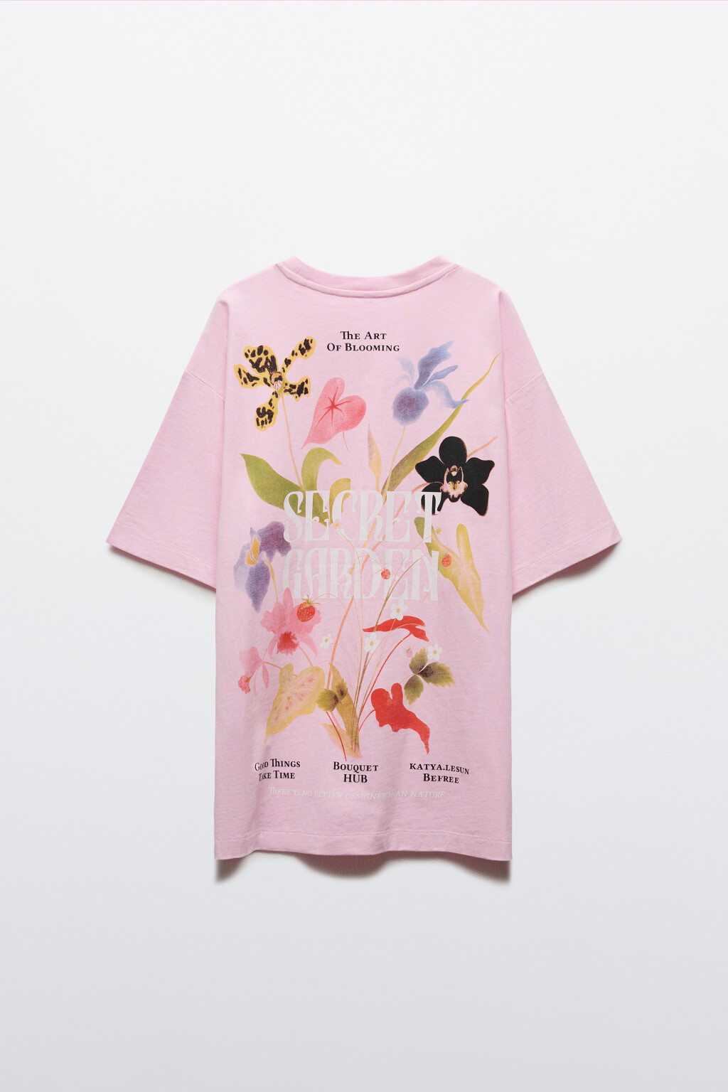 Футболка хлопковая с ароматизированным принтом - цвет розовый - 8