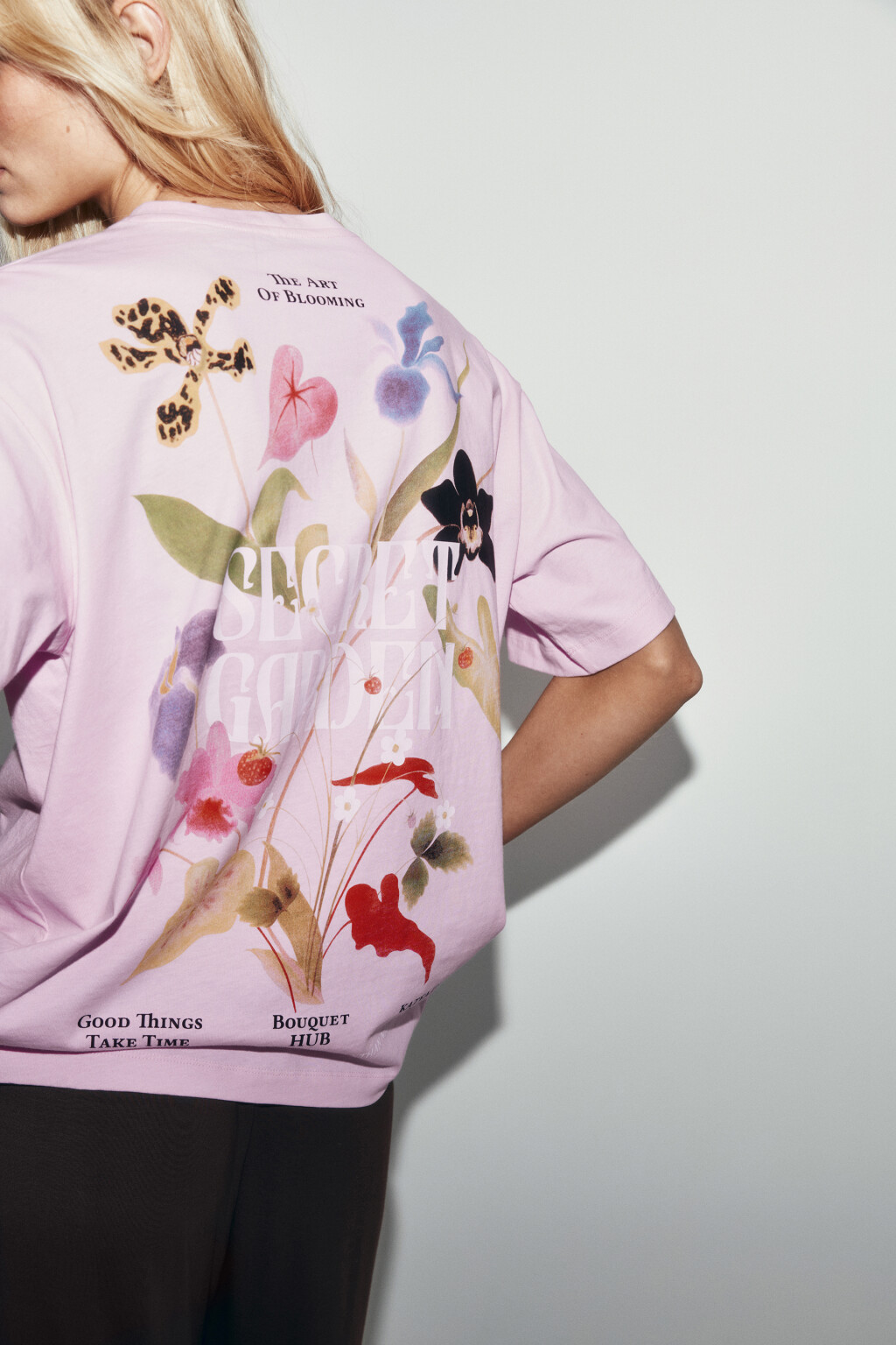 Футболка хлопковая с ароматизированным принтом - цвет розовый - 6