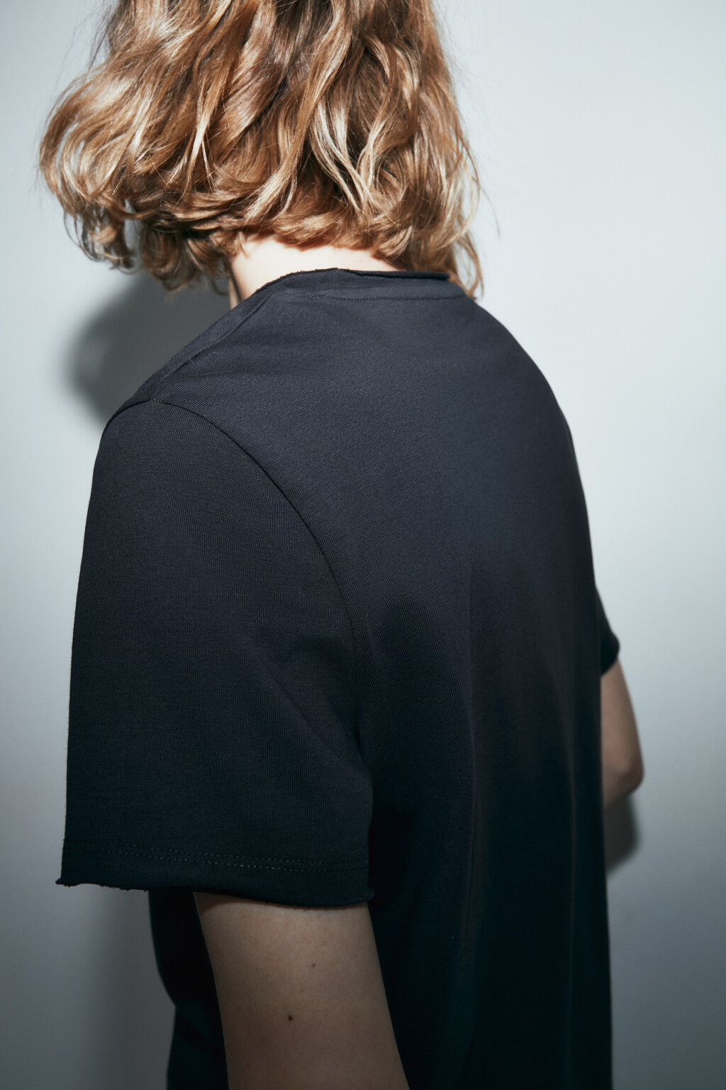 Футболка прямая хлопковая с принтом - цвет серый - 6