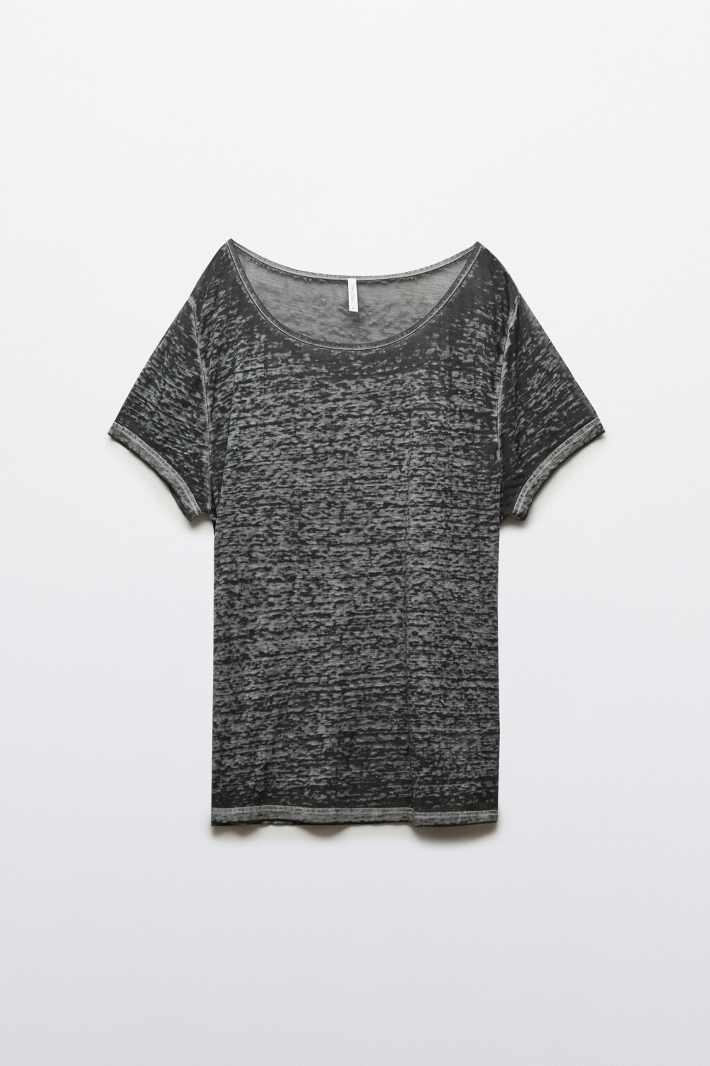 Футболка оверсайз фактурная - цвет серый - 7