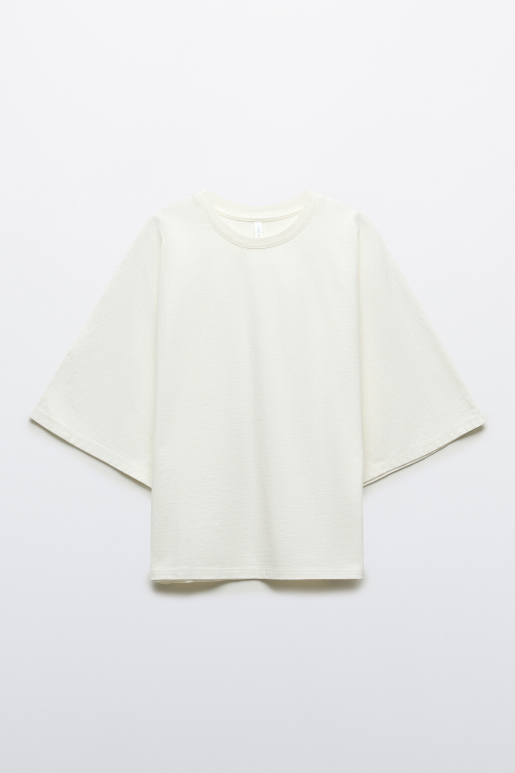 Футболка хлопковая с вареным эффектом - цвет белый - 7