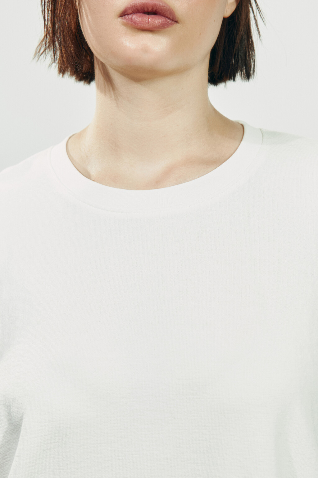 Лонгслив хлопковый базовый - цвет молочный - 6