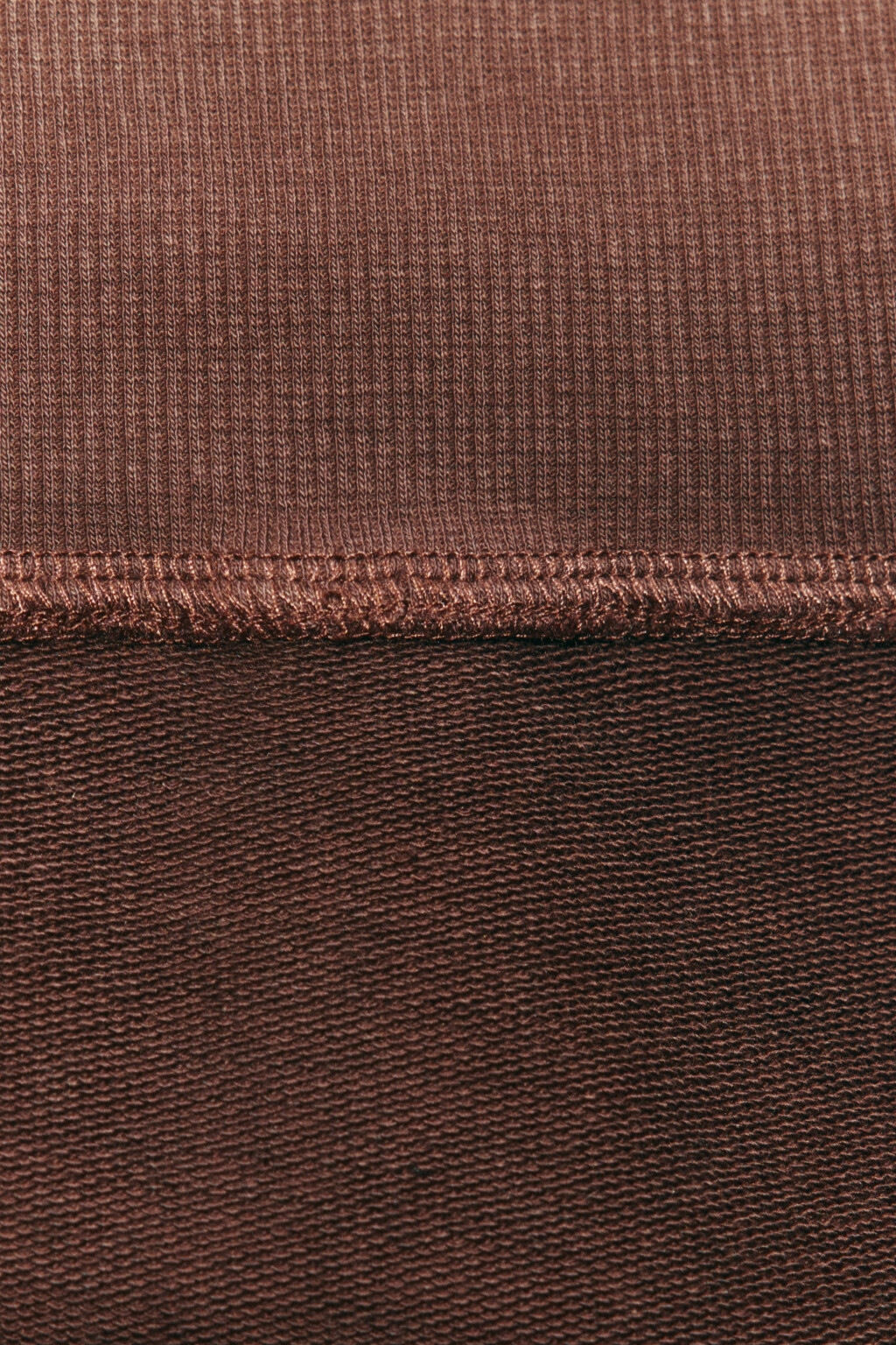 свитшот из футера с кружевными манжетами - цвет коричневый - 7