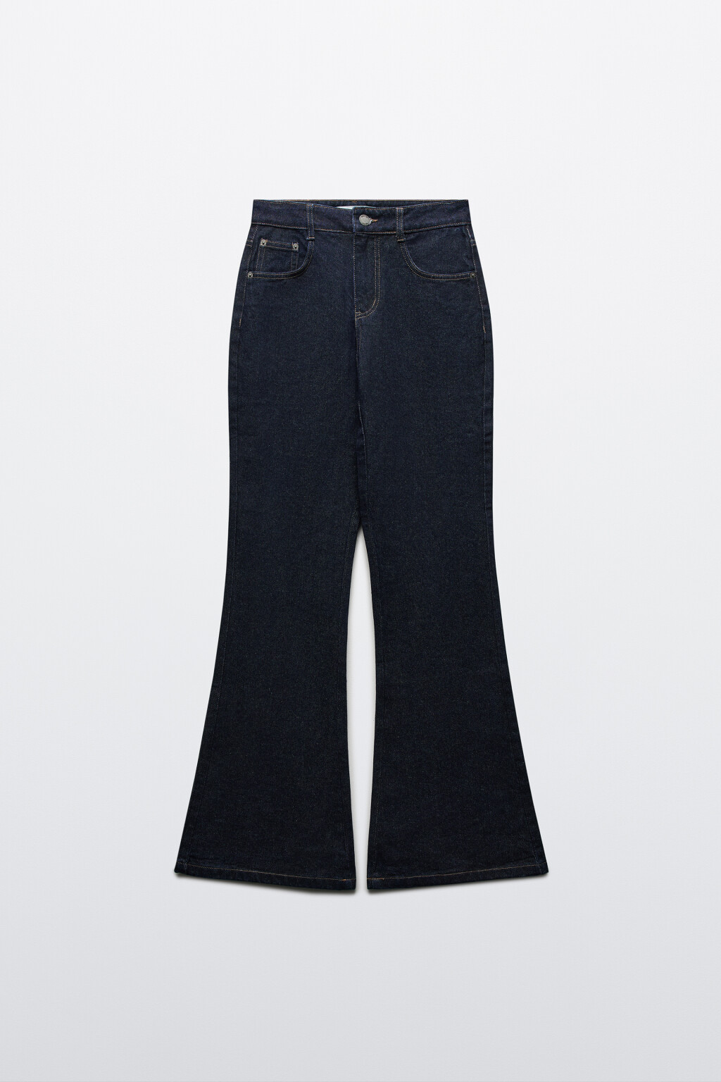 Джинсы клеш со средней посадкой - цвет синий - 1