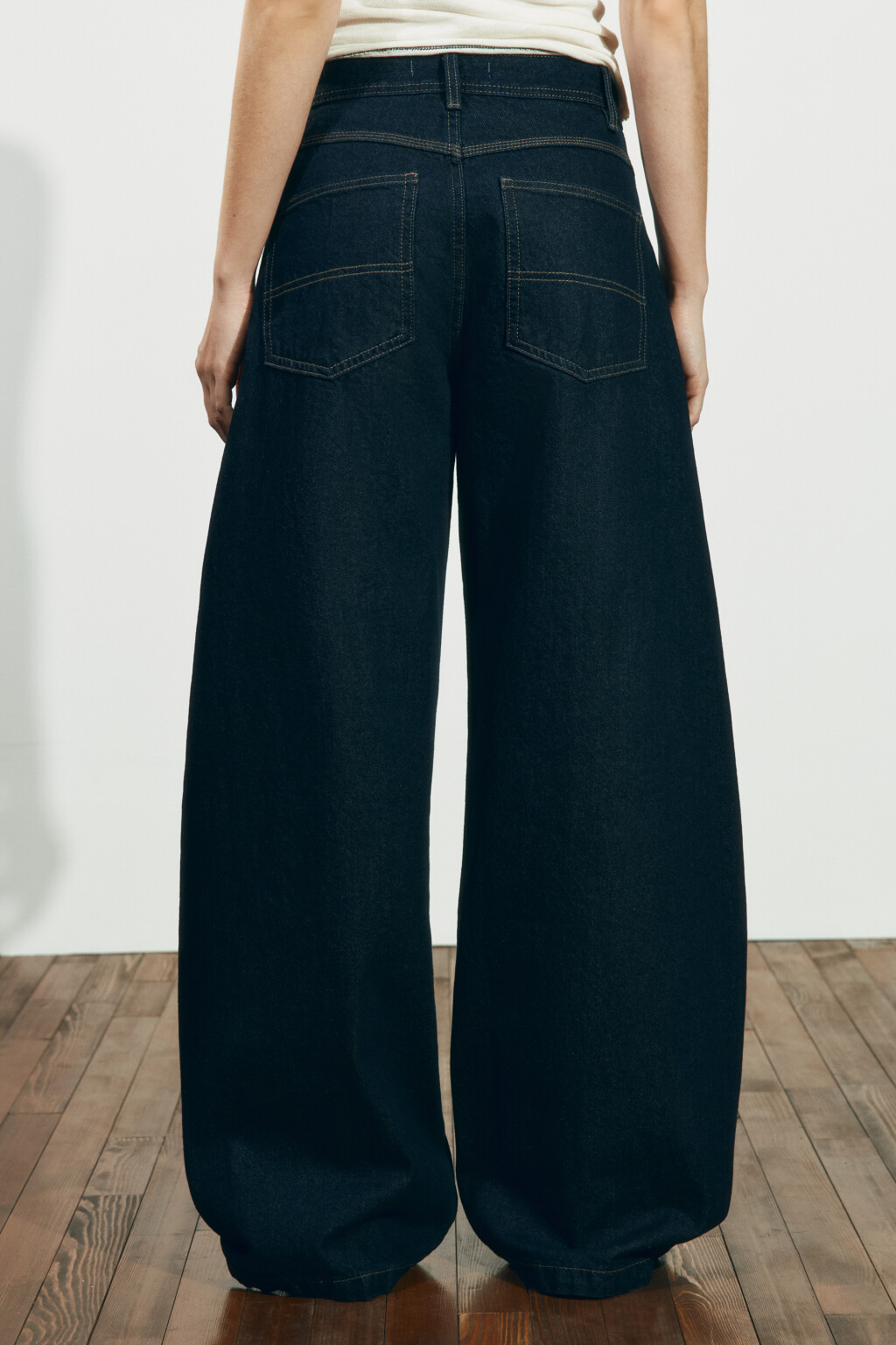 Джинсы barrel fit со средней посадкой - цвет синий - 5