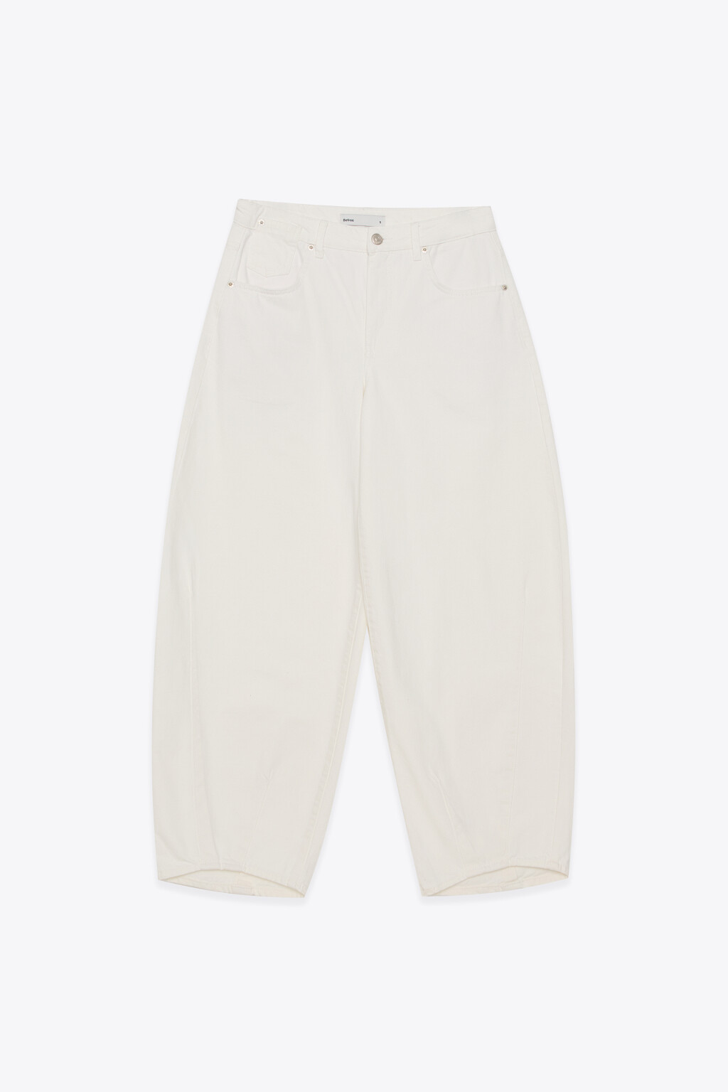Джинсы-баллоны со средней посадкой - цвет белый - 7