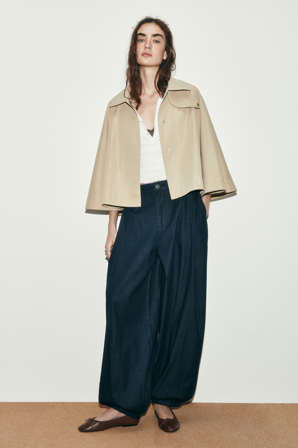 Джинсы-аладдины со средней посадкой - цвет синий - 5