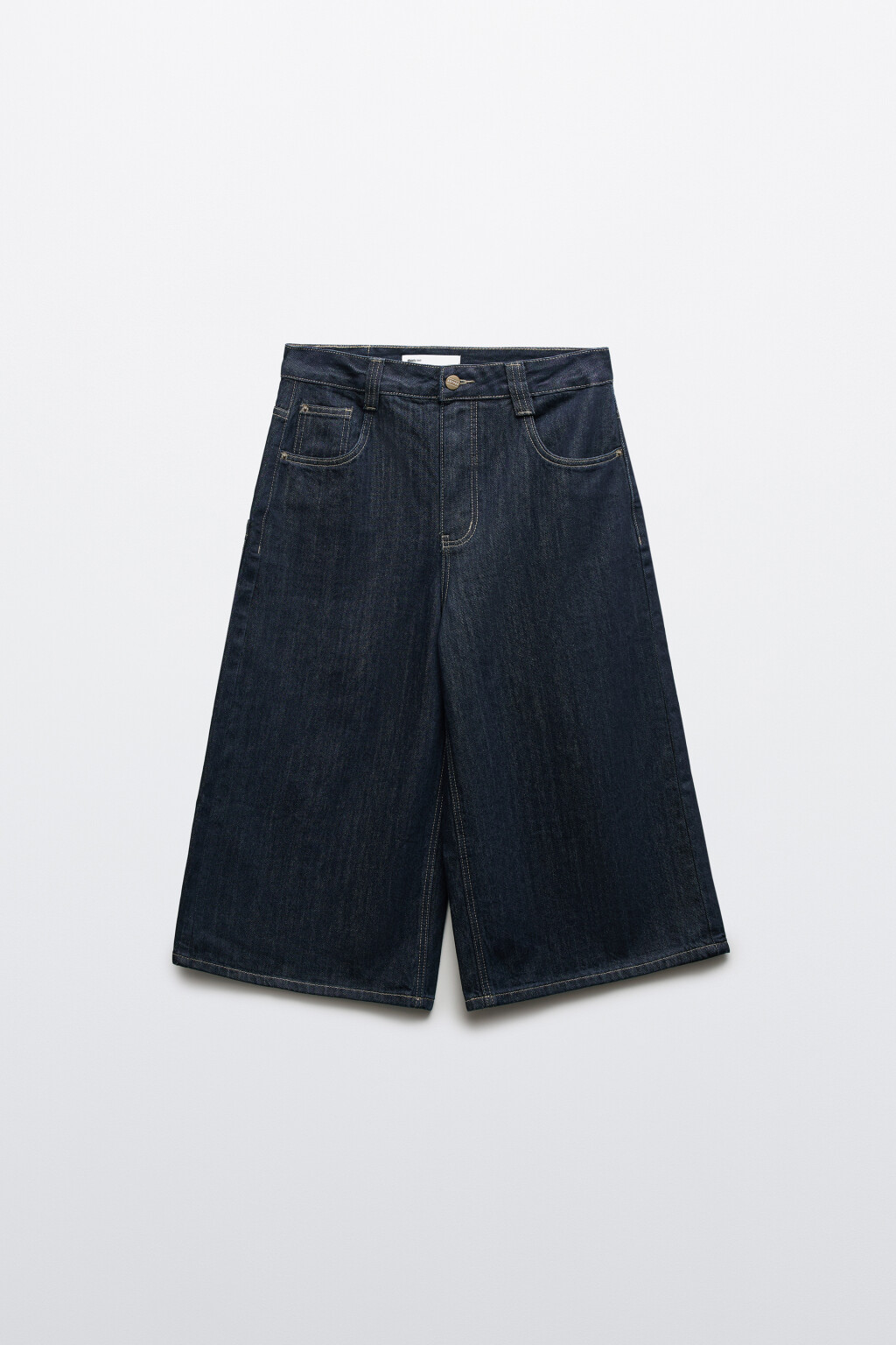 Джортсы с низкой посадкой и лиоцеллом - цвет синий - 7