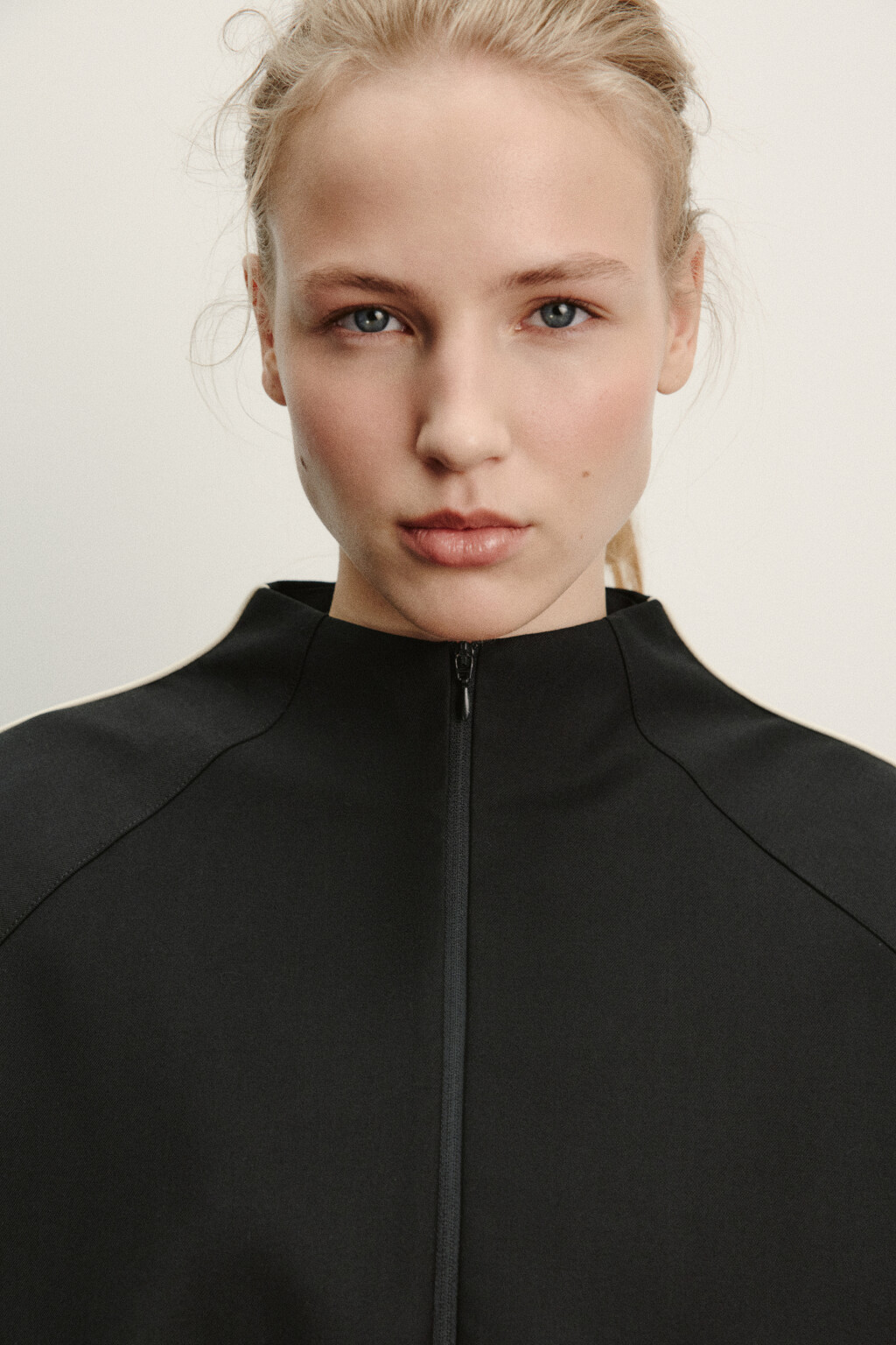 Худи-олимпийка с лампасами - цвет черный - 5