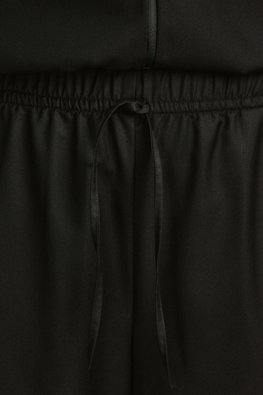 Брюки barrel fit на завязках с лампасами - цвет черный - 6