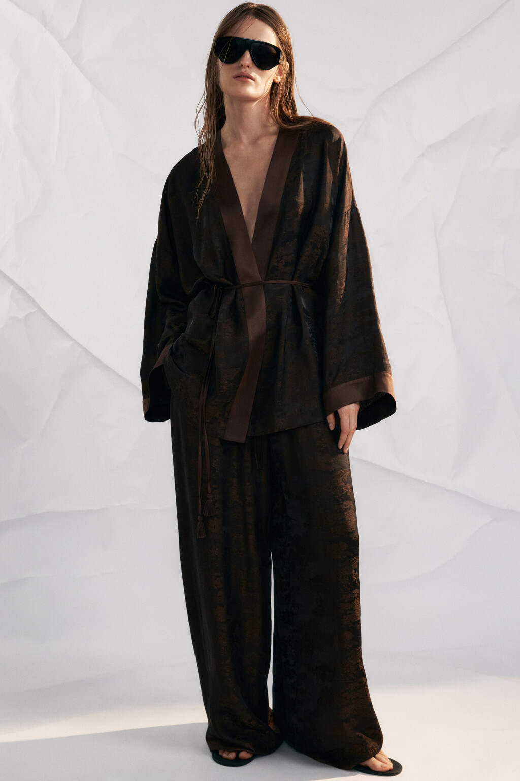 брюки женские - цвет коричневый - 1