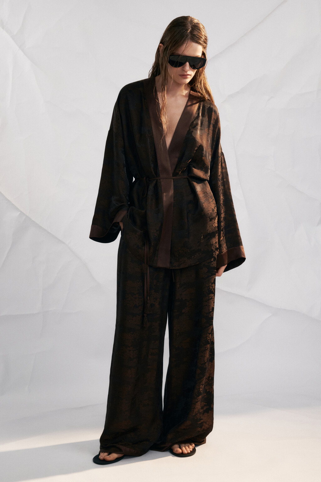 брюки женские - цвет коричневый - 4