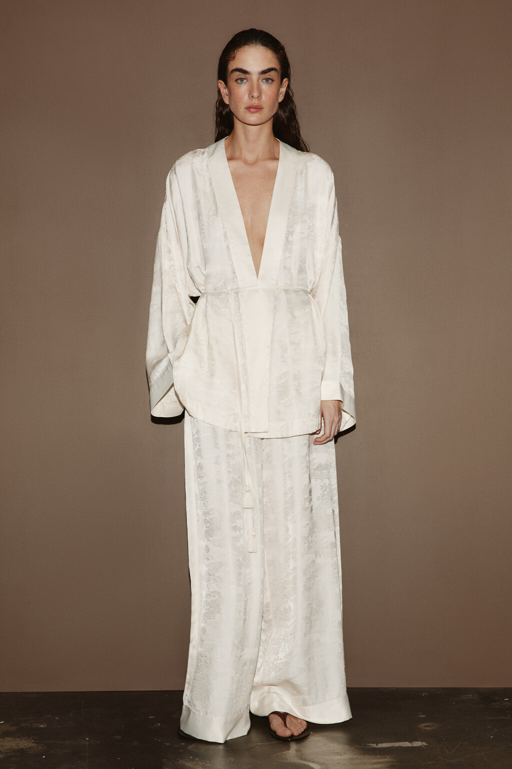 брюки женские - цвет молочный - 4