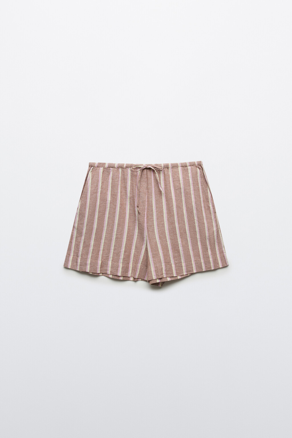 шорты женские - цвет коричневый - 1