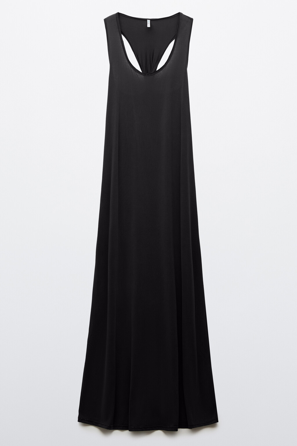 Платье-майка макси из модала - цвет черный - 1