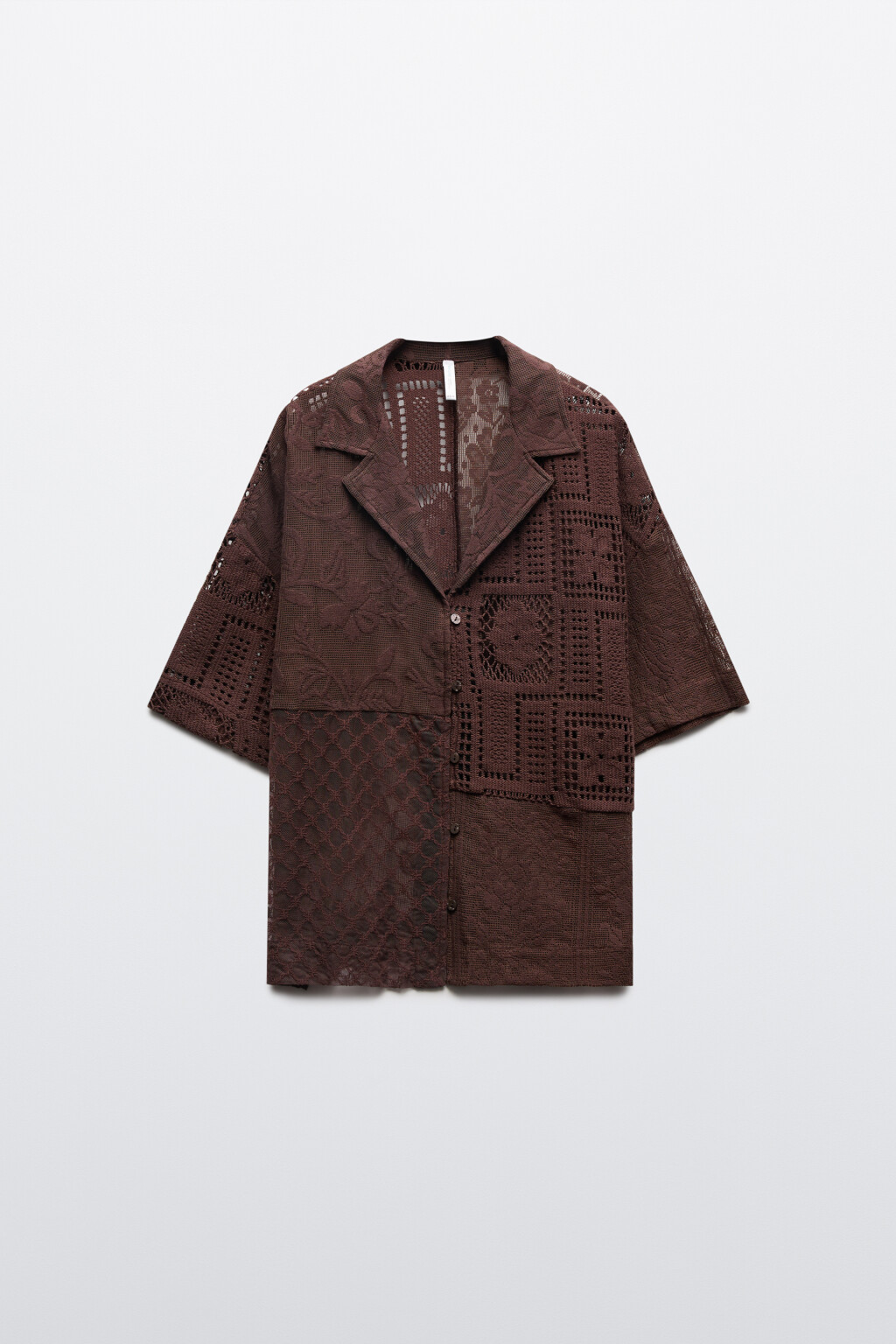 блузка женская - цвет коричневый - 1