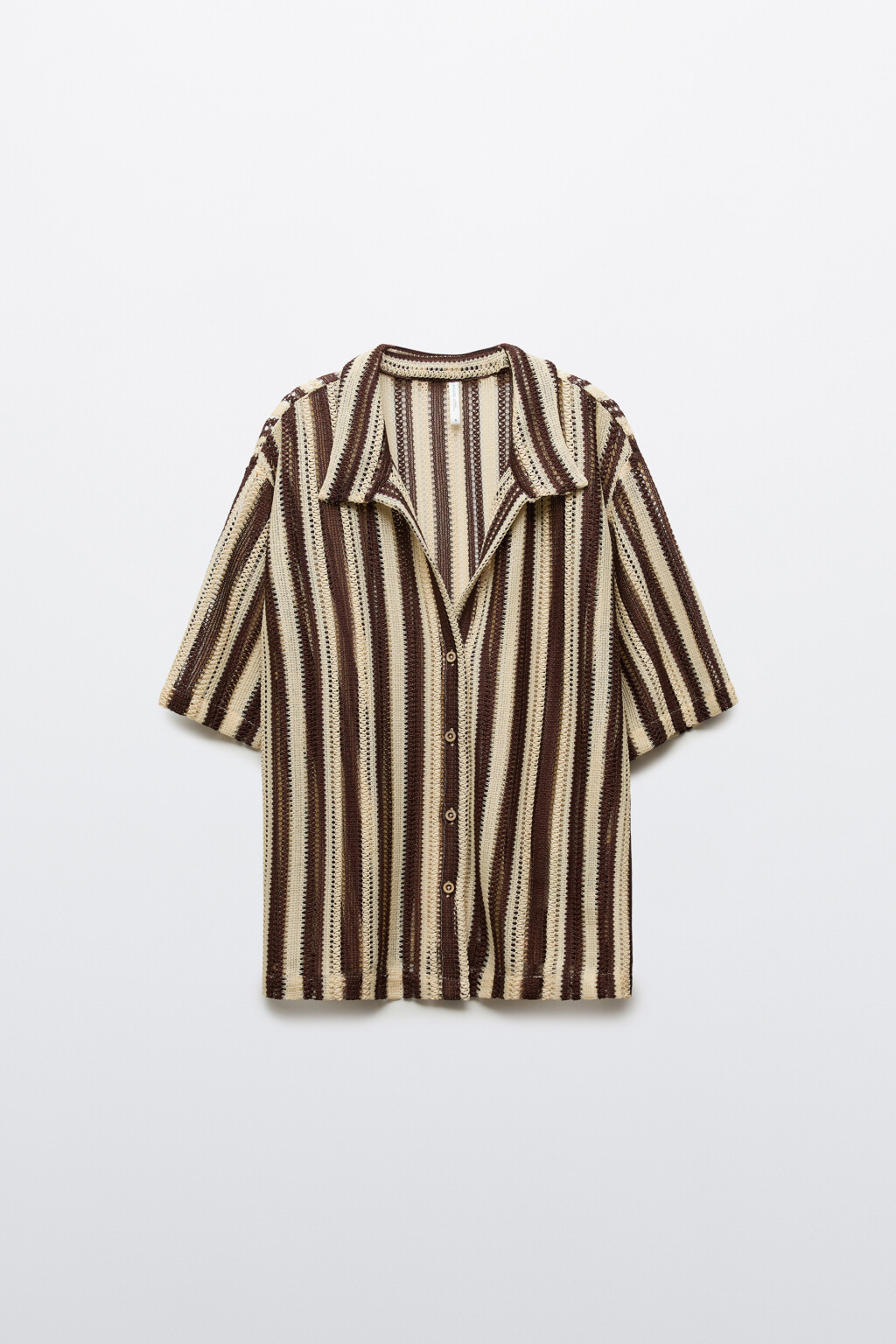 блузка женская - цвет коричневый - 1