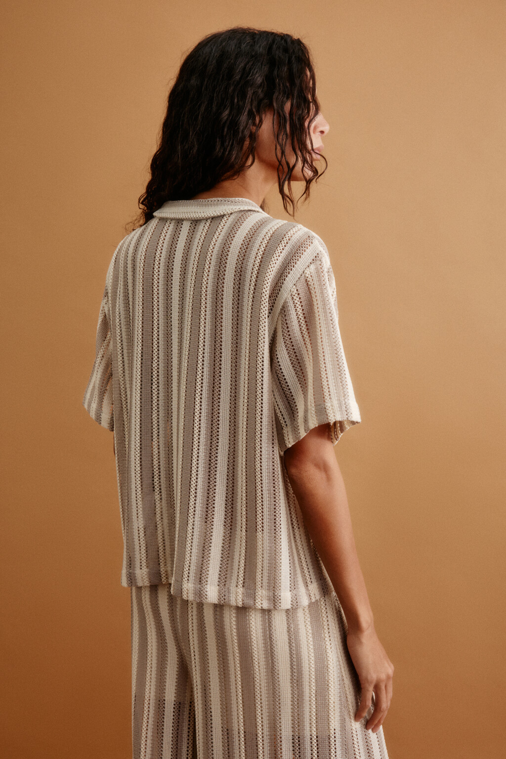 блузка женская - цвет бежевый - 4