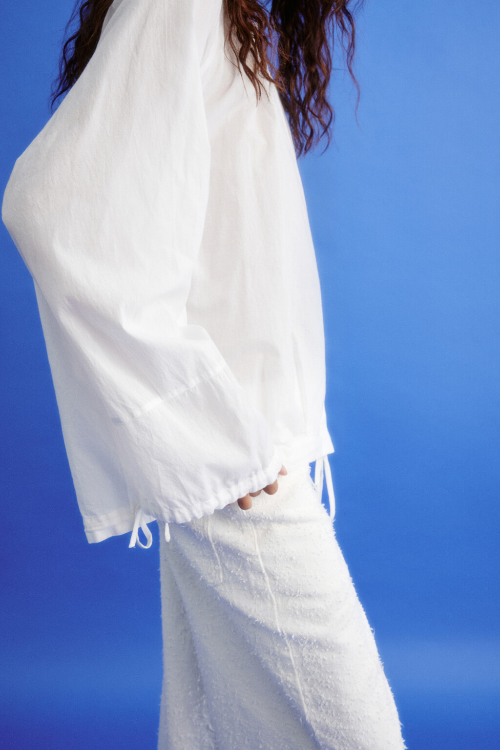 блузка женская - цвет белый - 7