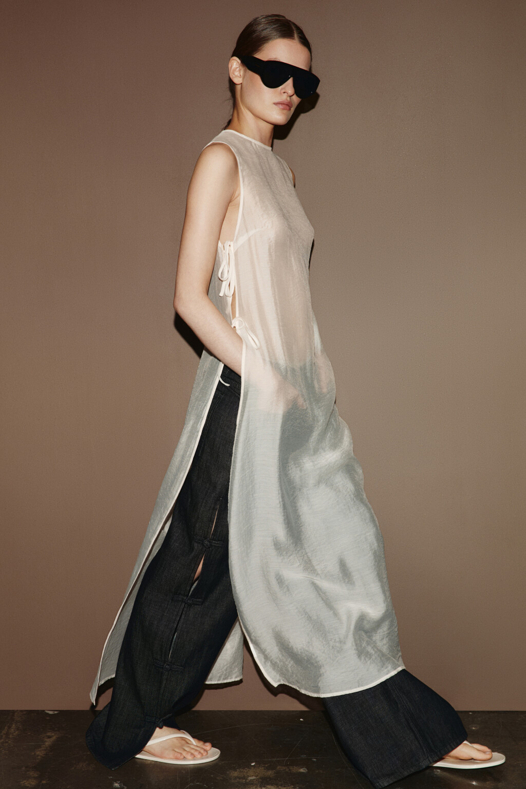 туника женская - цвет молочный - 1