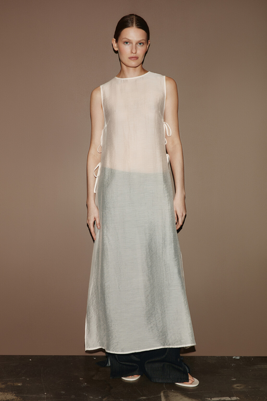 туника женская - цвет молочный - 3