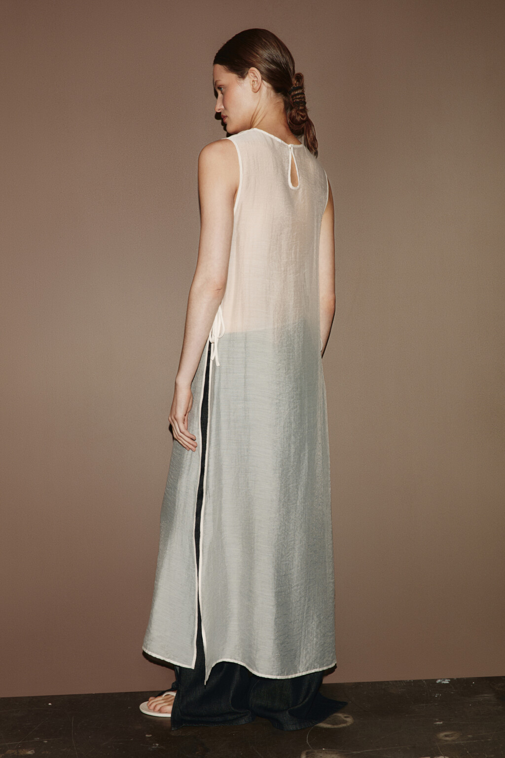 туника женская - цвет молочный - 4