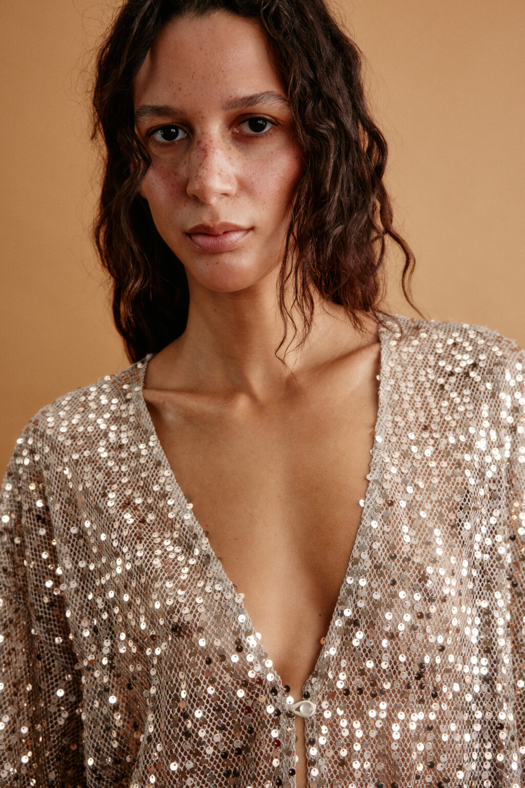 кардиган женский - цвет бежевый - 5