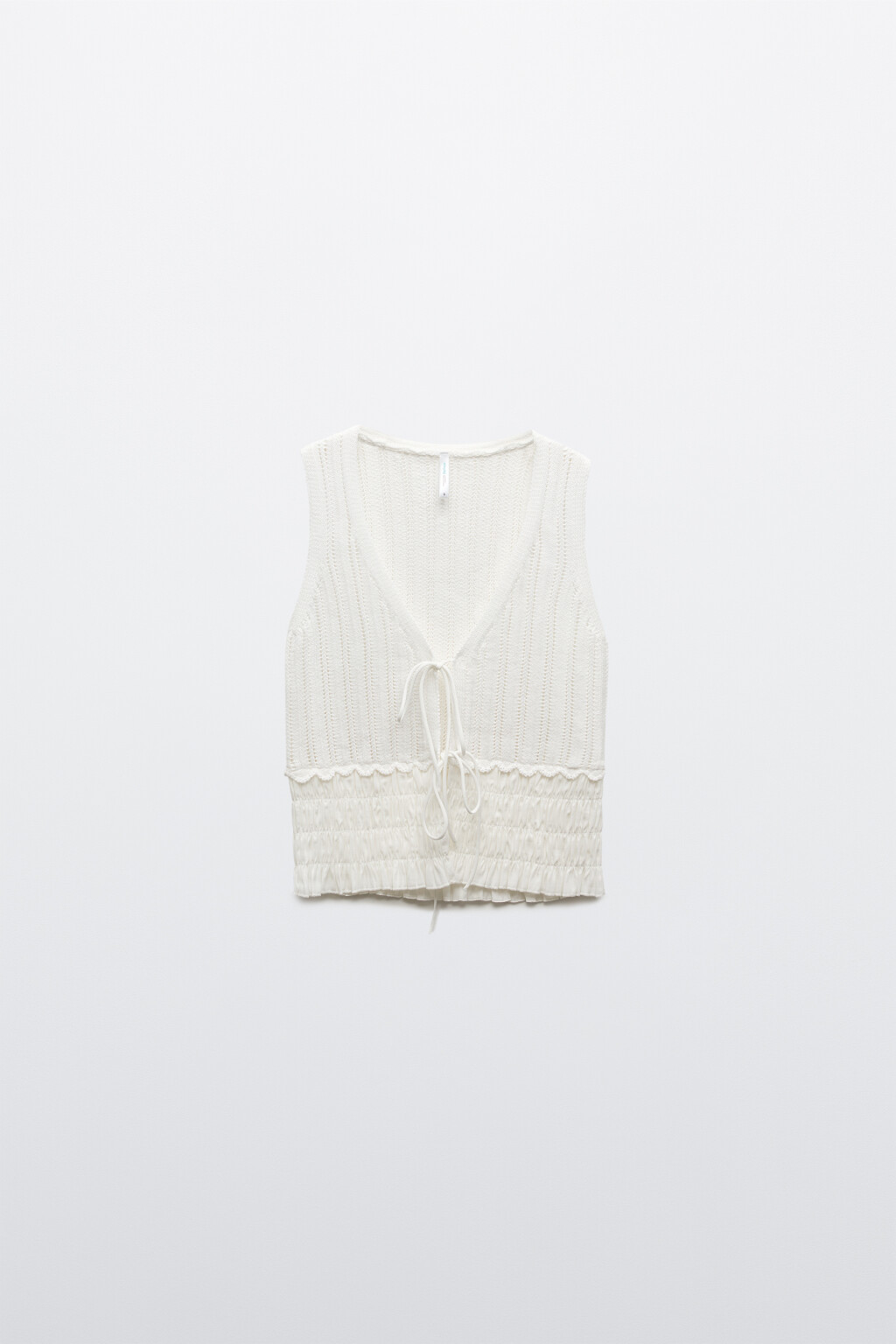 жилет женский - цвет молочный - 1