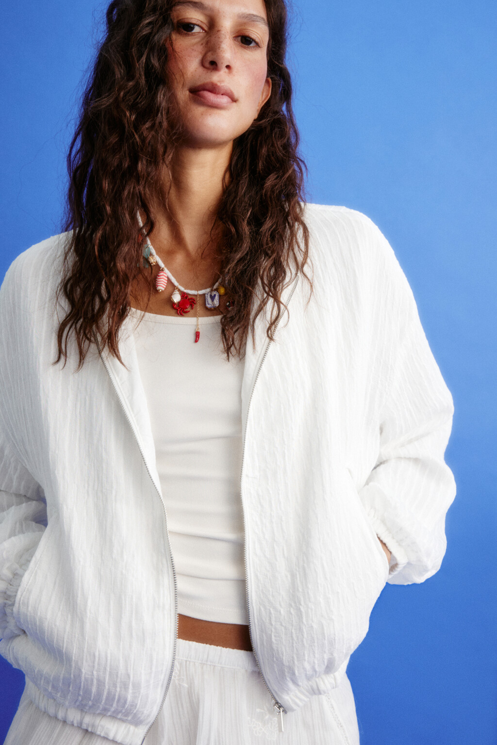 куртка женская - цвет молочный - 1