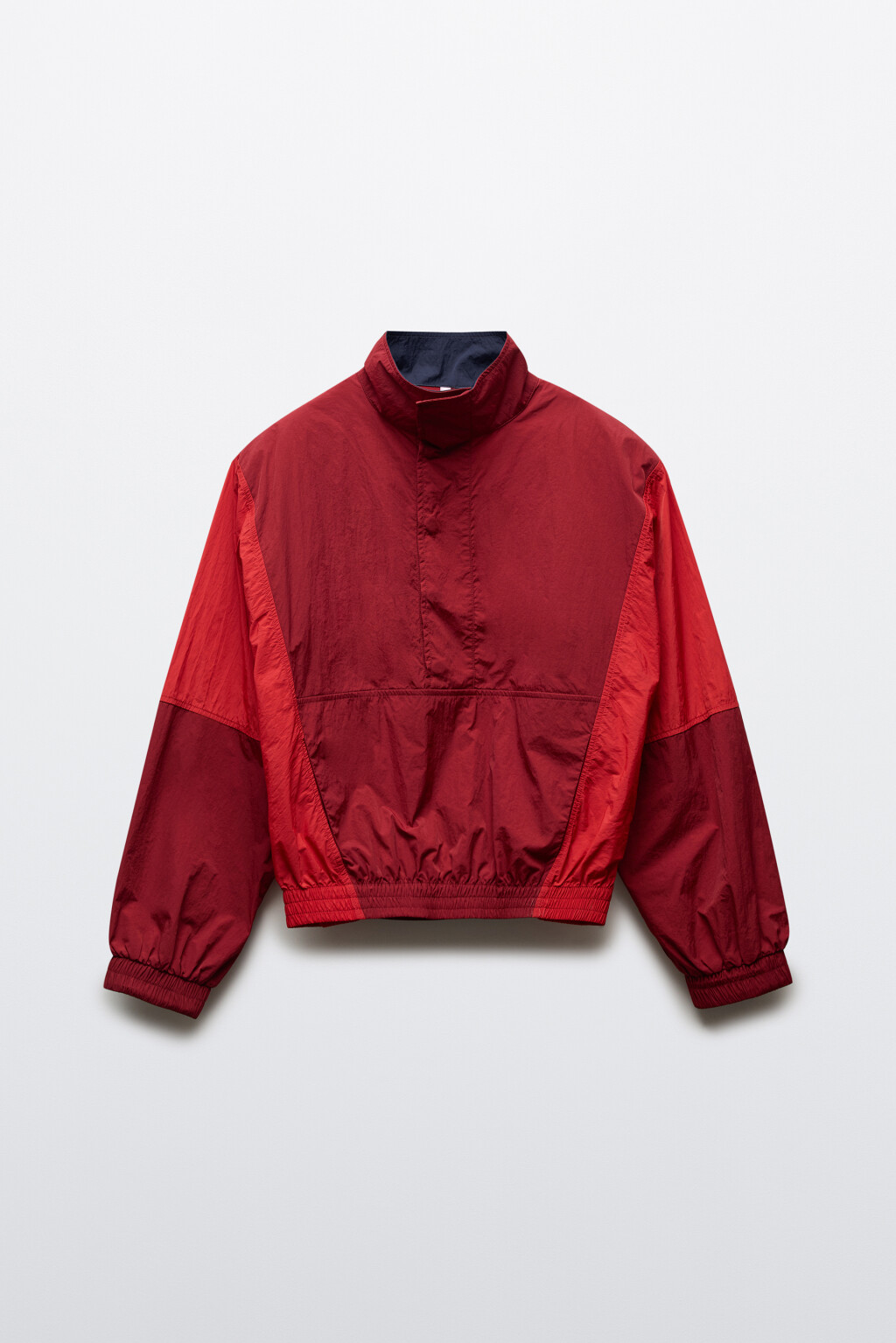 Куртка-ветровка с воротником-стойкой и подплечниками - цвет мультиколор - 9