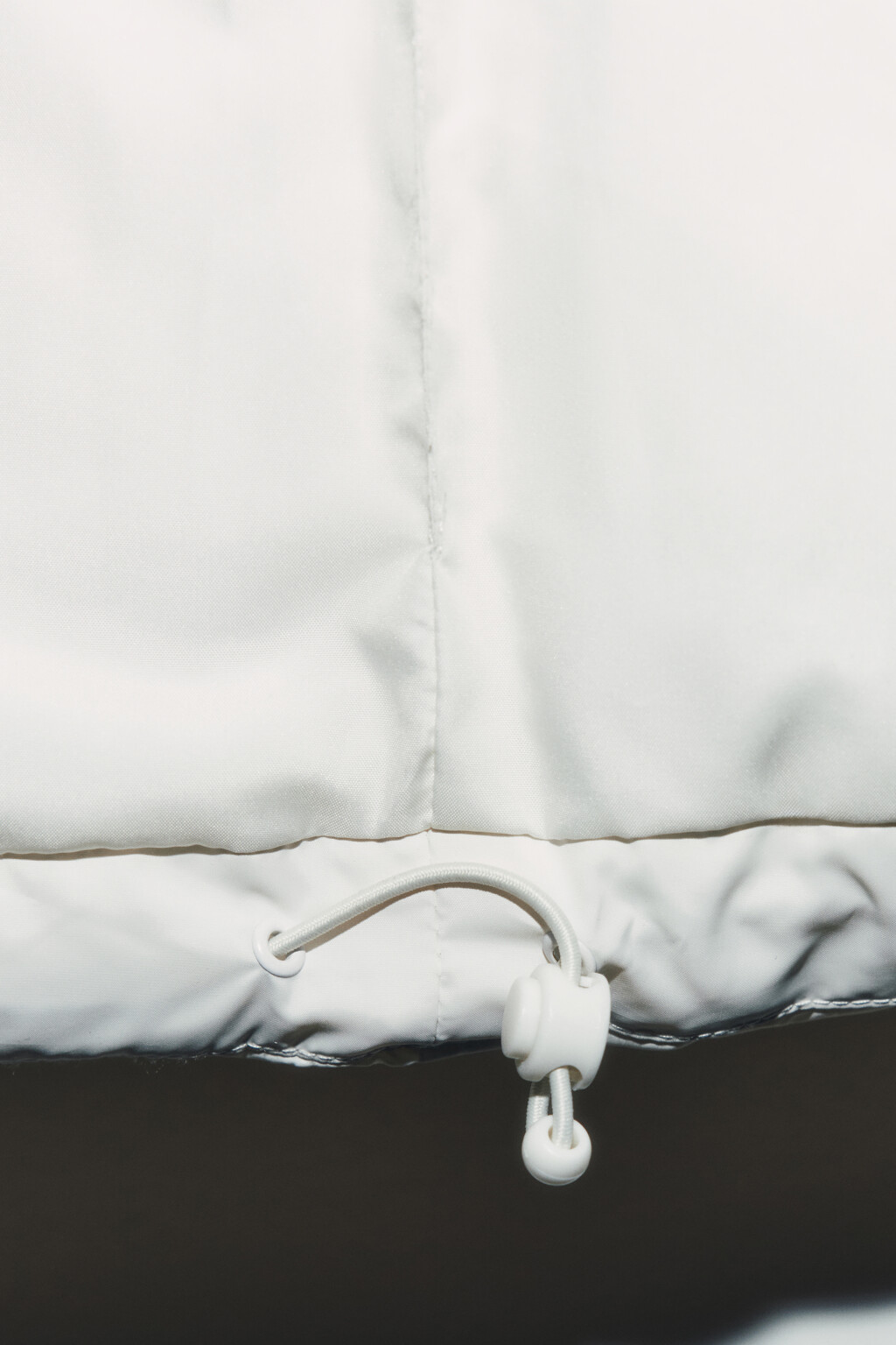 Жилет стеганый утепленный с воротником-стойкой - цвет молочный - 8