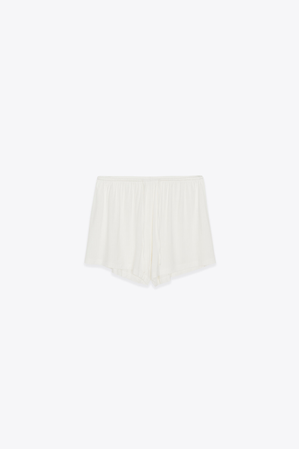 Шорты домашние вискозные со средней посадкой - цвет ванильный - 1