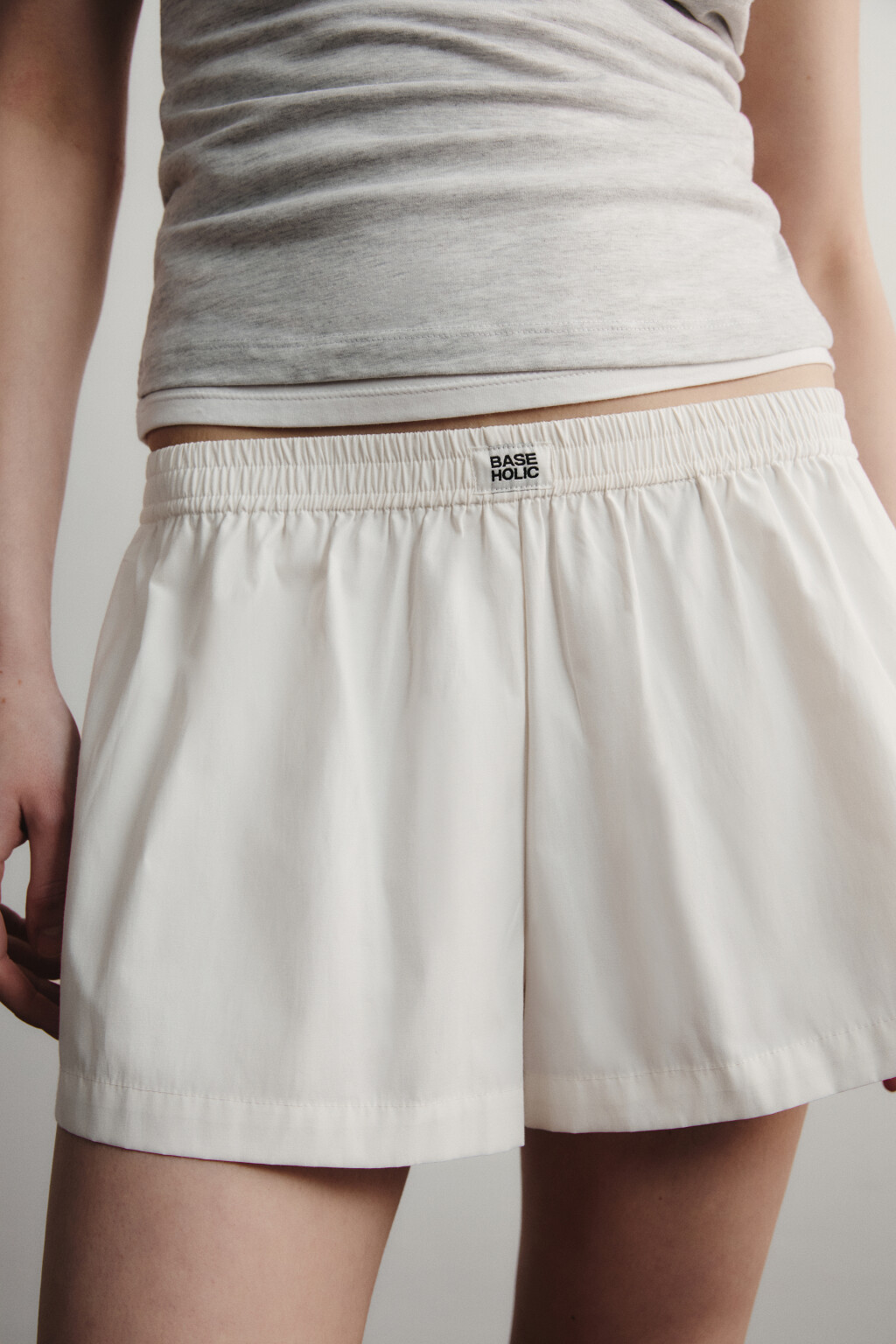 Шорты домашние со средней посадкой - цвет белый - 5