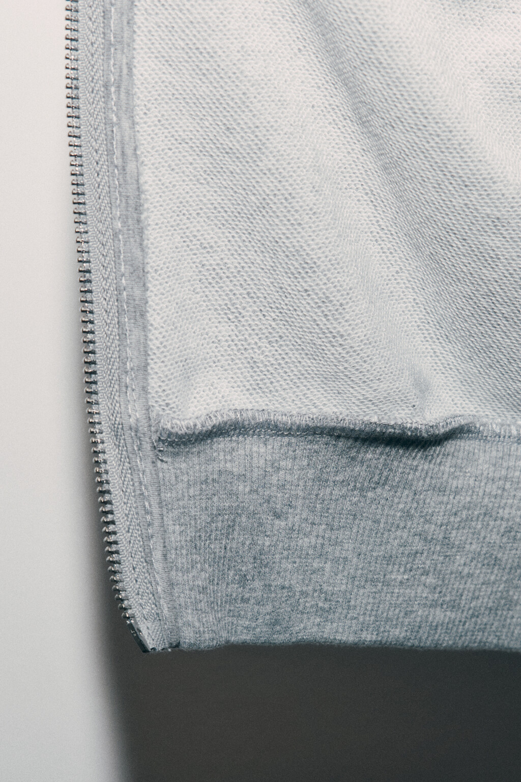 худи-зипка укороченная с капюшоном - цвет серый - 7