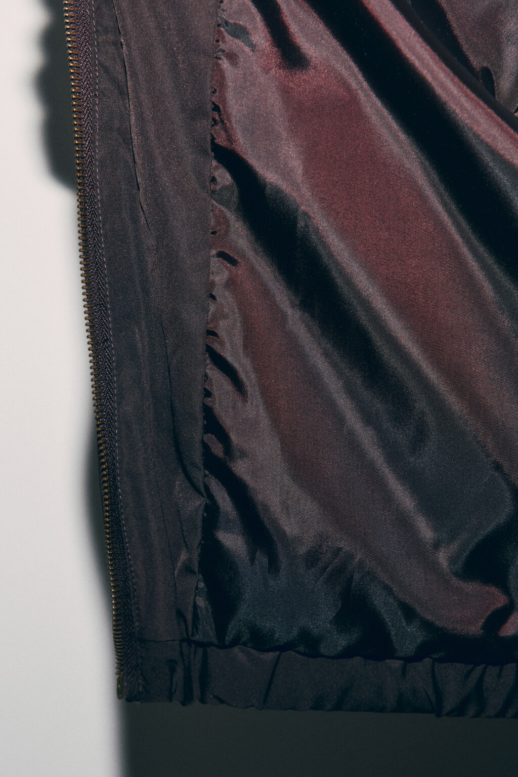 Куртка-ветровка с кружевными лампасами без капюшона - цвет коричневый - 7