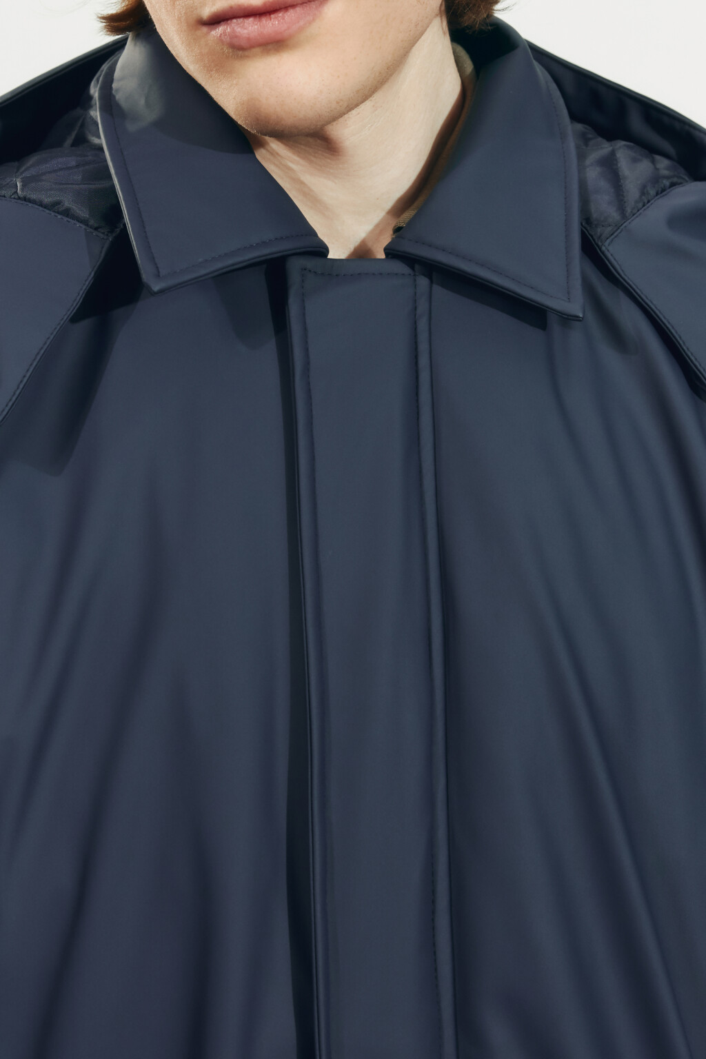 Куртка-парка с капюшоном - цвет синий - 9