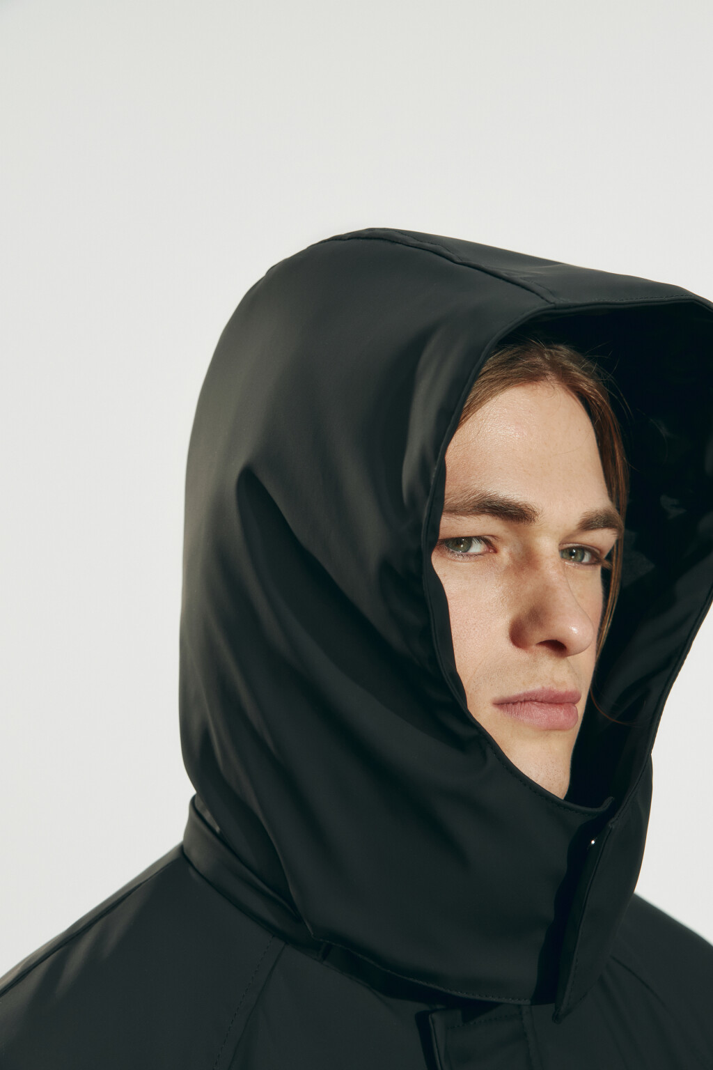 Куртка-парка с капюшоном - цвет черный - 5