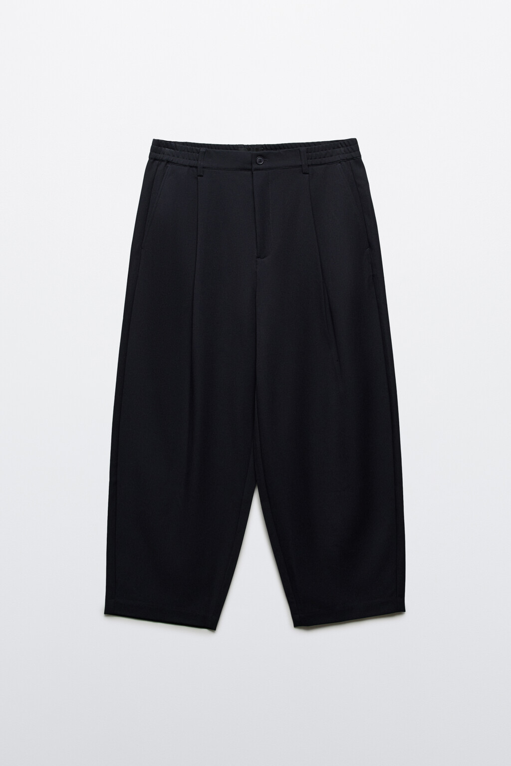 Брюки костюмные со средней посадкой - цвет синий - 7