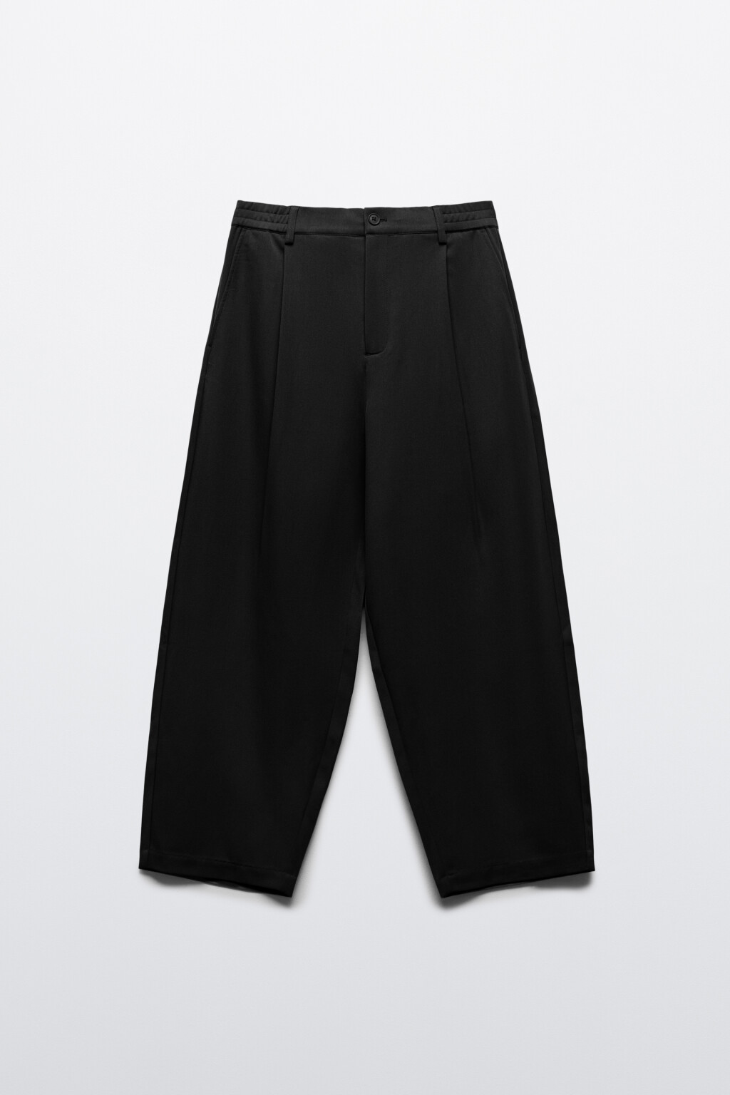 Брюки костюмные со средней посадкой - цвет черный - 9