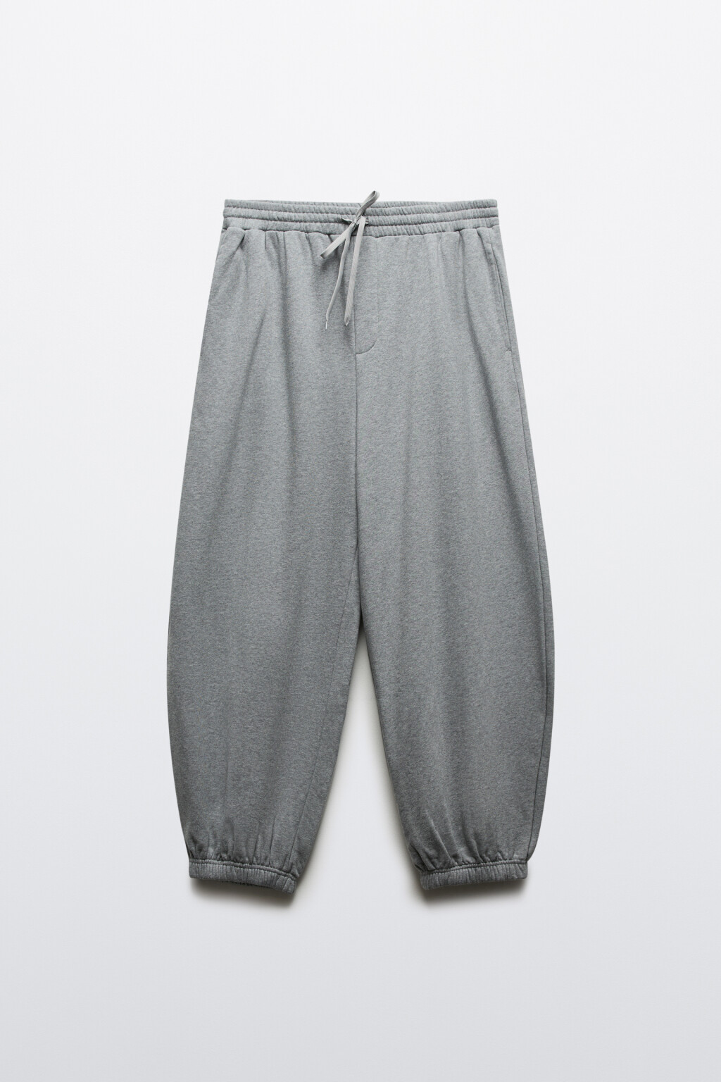 Брюки-джоггеры со средней посадкой - цвет серый - 1
