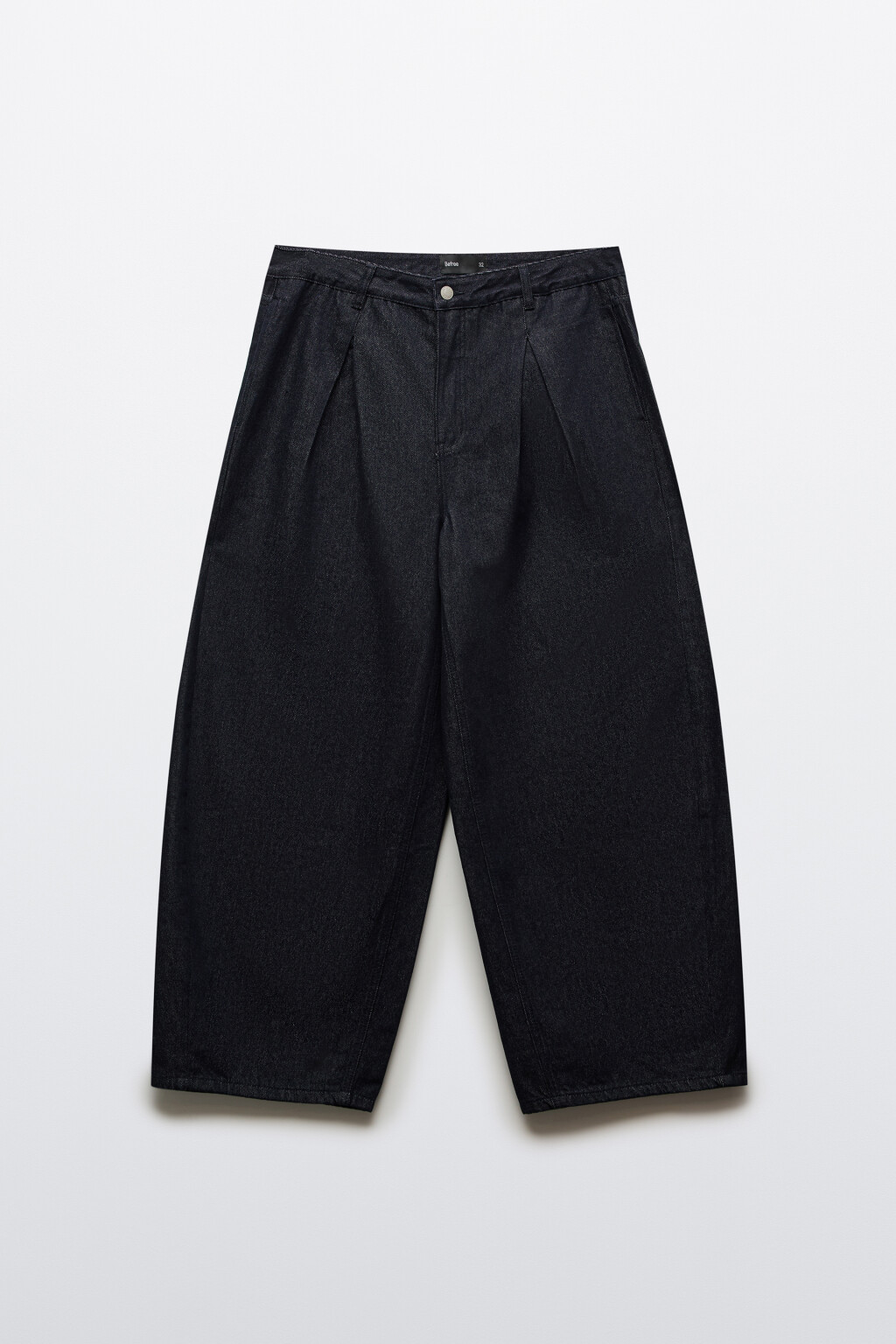 Джинсы-баллон со средней посадкой - цвет синий - 1