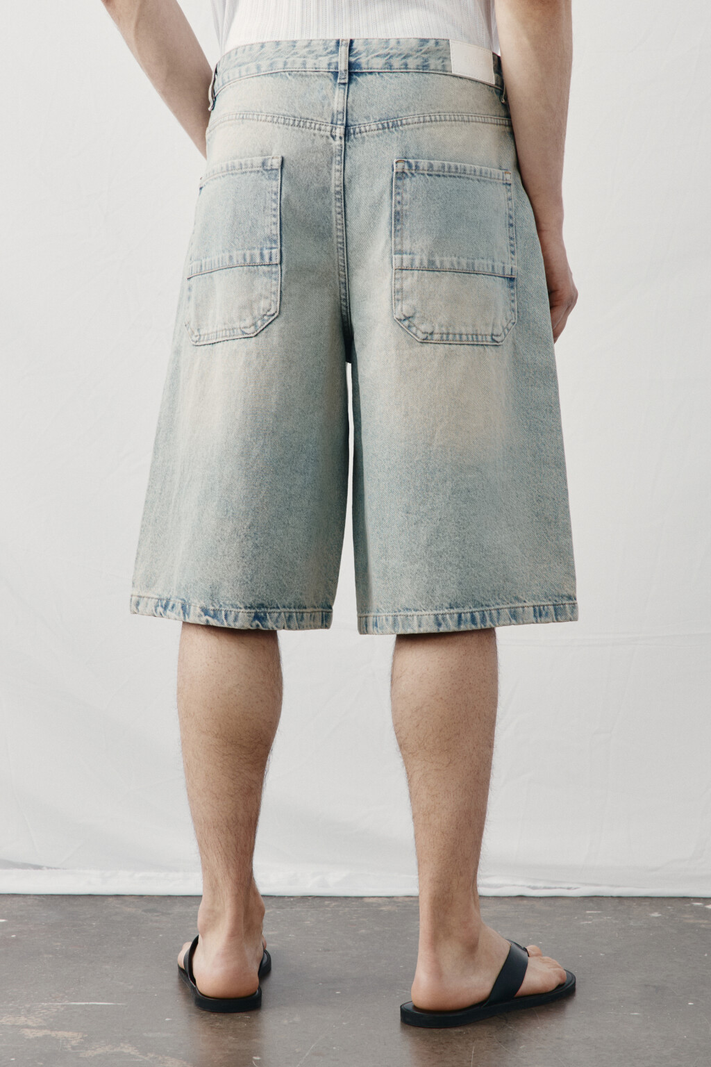 Джортсы со средней посадкой - цвет голубой - 3