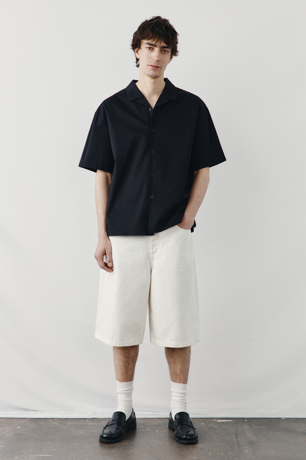 Джортсы со средней посадкой - цвет белый - 4