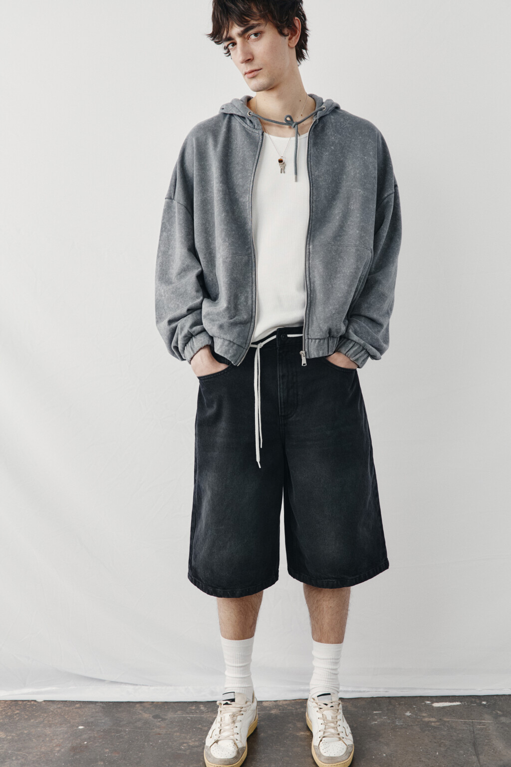 Джортсы со средней посадкой - цвет черный - 1